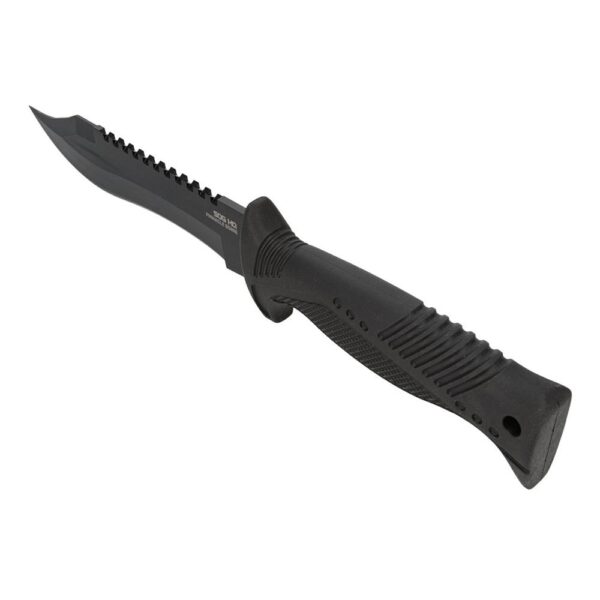 SOG Knives Pinnacle Bowie Fixed Knife 7-1/2" Clip Point Blade Black - Precision Shot Firearms