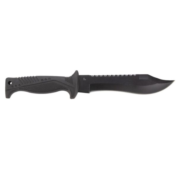 SOG Knives Pinnacle Bowie Fixed Knife 7-1/2" Clip Point Blade Black - Precision Shot Firearms