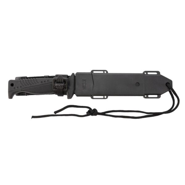SOG Knives Pinnacle Bowie Fixed Knife 7-1/2" Clip Point Blade Black - Precision Shot Firearms
