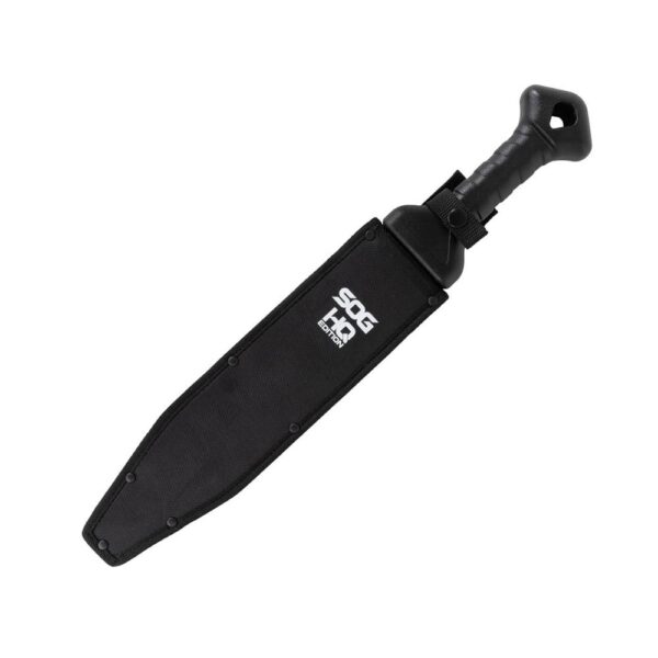 SOG Phantom Strike II Machete Fixed Knife 12-3/5" Spear Point Blade Black - Precision Shot Firearms