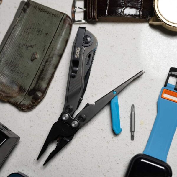 SOG Flash MT Multi-Tool Urban Grey & Cyan - Precision Shot Firearms