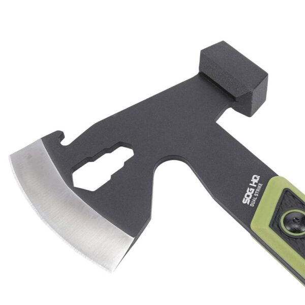 SOG Knives Dual Strike Ax 3" Blade Black Green - Precision Shot Firearms