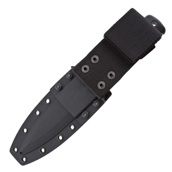 SOG SEAL Pup Elite Knife 4.85" Partially Serrated Blade Black with Nylon Sheath - Precision Shot Firearms