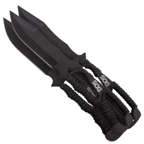 SOG Throwing Knives 4.4" Blade 3 Pack with Nylon Sheath - Precision Shot Firearms