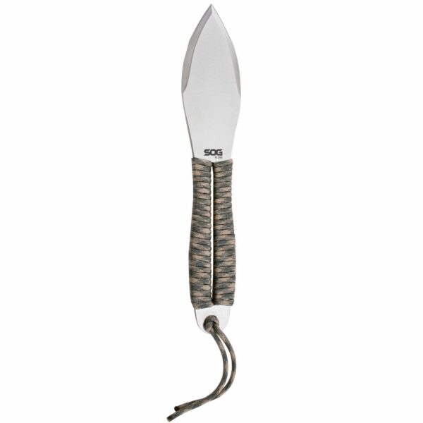 SOG Fling Throwing Knives 2.8" Blade Green and Tan Paracord Wrapped Set of 3 - Precision Shot Firearms