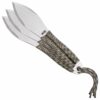 SOG Fling Throwing Knives 2.8" Blade Green and Tan Paracord Wrapped Set of 3 - Precision Shot Firearms