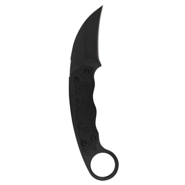 SOG Gambit Blackout Fixed Knife 2-3/5" Sheepsfoot Blade Black - Precision Shot Firearms