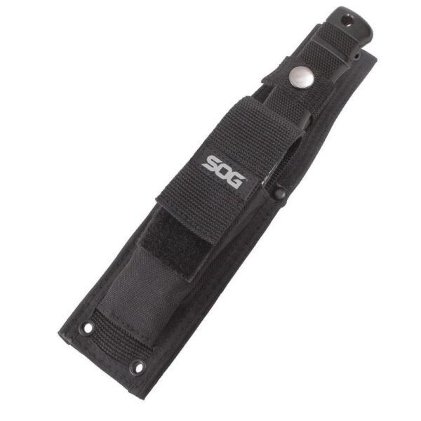 SOG Seal Pup Fixed Blade Knife 4-3/4" Clip Point Blade Black with Nylon Sheath - Precision Shot Firearms