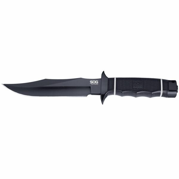 SOG Tech Bowie Knife 6.4" Blade Black - Precision Shot Firearms