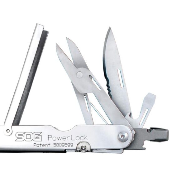 SOG Powerlock Scissors Multi-Tool with Nylon Sheath - Precision Shot Firearms