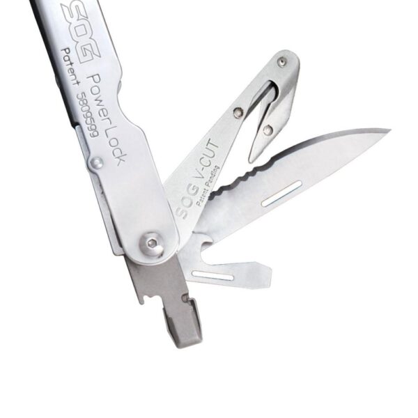 SOG Powerlock with V Cutter Multi-Tool with Nylon Sheath - Precision Shot Firearms
