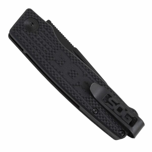 SOG Terminus Bowie Folding Knife 3" Blade Black - Precision Shot Firearms