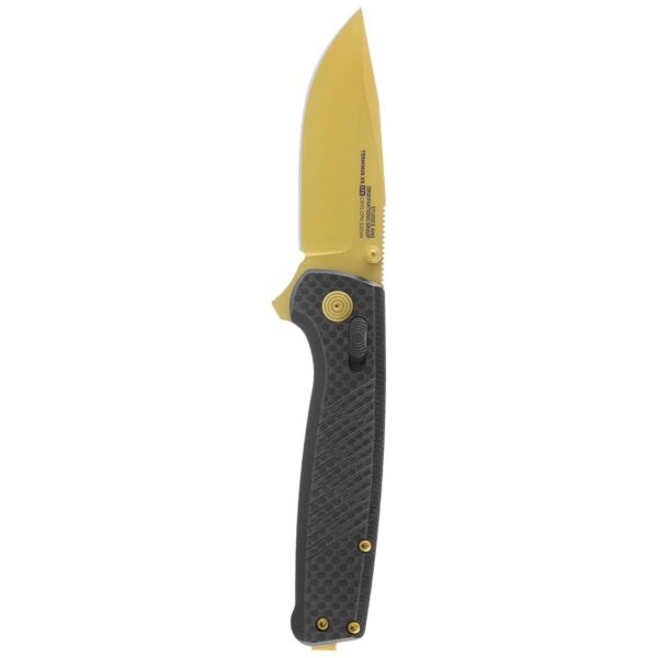 SOG Terminus XR LTE Folding Knife 2.95" Blade Black and Gold - Precision Shot Firearms