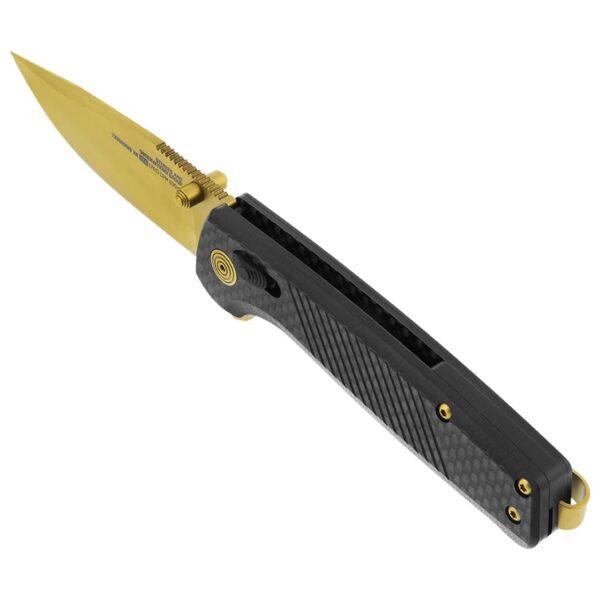 SOG Terminus XR LTE Folding Knife 2.95" Blade Black and Gold - Precision Shot Firearms