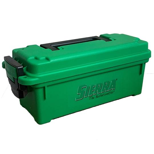Sierra Ammo Box Heavy Duty - Green - 13.625" x 5.625" x 5.625" - Precision Shot Firearms