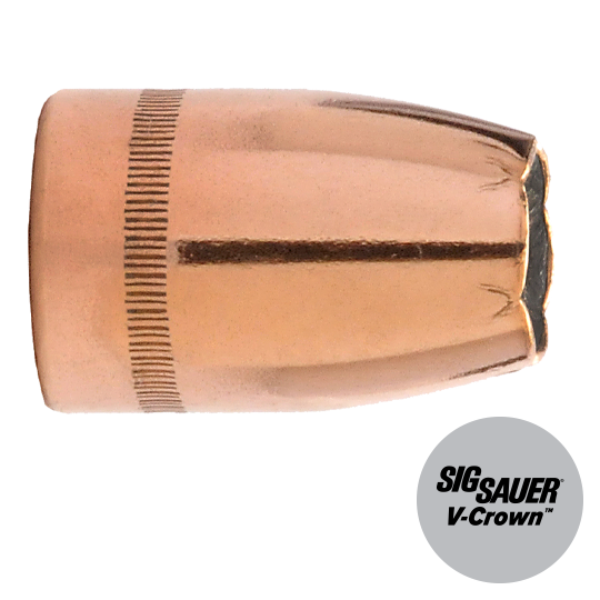 Sig Sauer V-Crown By Sierra Handgun Bullets 9mm .355" 124 gr. JHP Sig Sauer V-Crown 100/ct - Precision Shot Firearms