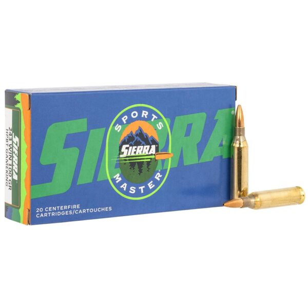 Sierra Sports Master Gameking Rifle Ammunition .243 Win 100gr HPBT 20/ct - Precision Shot Firearms