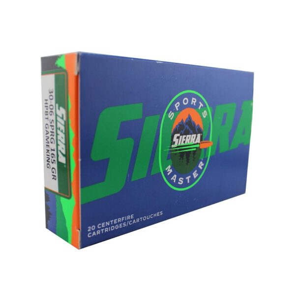 Sierra Sports Master Gameking Rifle Ammunition .30-06 Sprg 165gr HPBT 20/ct - Precision Shot Firearms