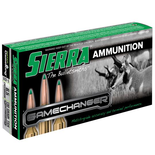 Sierra GameChanger Rifle Ammunition 6.5mm Creedmoor 130 gr TGK 2950 fps 20/ct - Precision Shot Firearms