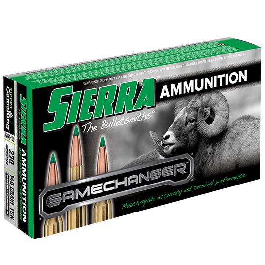 Sierra GameChanger Rifle Ammunition .270 Win 140 gr TGK 2960 fps 20/ct - Precision Shot Firearms