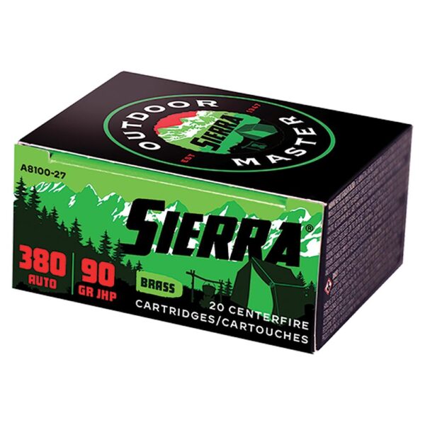 Sierra Ammo 380 Auto 90 GR JHP 20rd/Box - Precision Shot Firearms