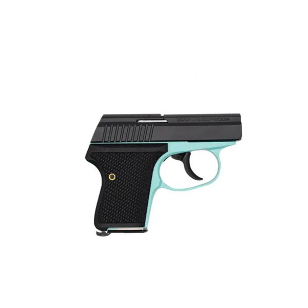 Seecamp LWS-380 Handgun 380 Auto 6rd Magazine 2" Barrel DAO Robin's Egg Blue Black Grip - Precision Shot Firearms