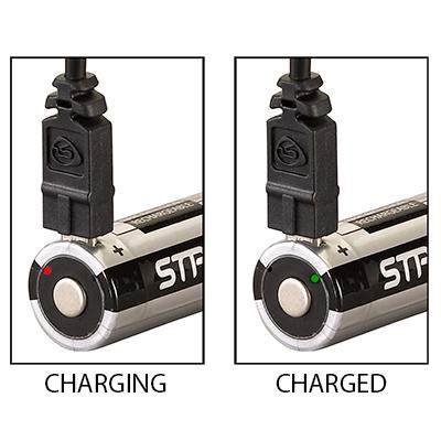 Streamlight 18650 USB Rechargeable Lithium Ion Battery with Integrated Micro-USB Charge Port - 2/pk - Precision Shot Firearms