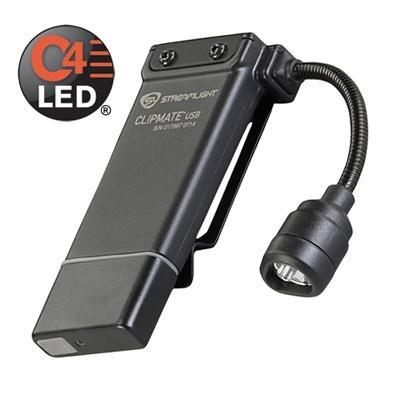 Streamlight Clipmate Rechargeable USB Light White/Red Clip-On LED Light - Precision Shot Firearms
