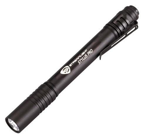 Streamlight Stylus Pro Alkaline Battery-Powered LED Pen Light - Black with White LED - Precision Shot Firearms