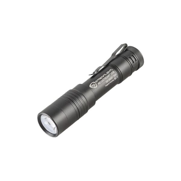 Streamlight MegaStream USB Flashlight 1800 Lumens Black with Rechargeable Battery and Holster - Precision Shot Firearms