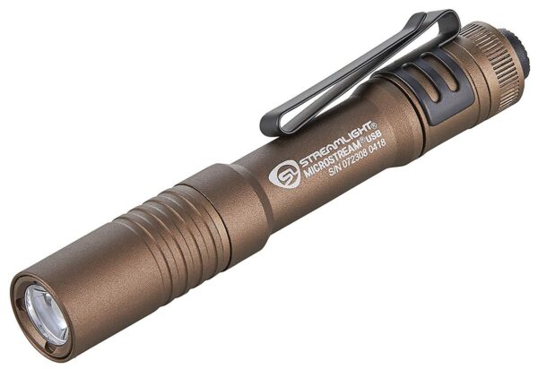 Streamlight Microstream USB Ultra-Compact USB Rechargeable Personal Light - Coyote - Precision Shot Firearms