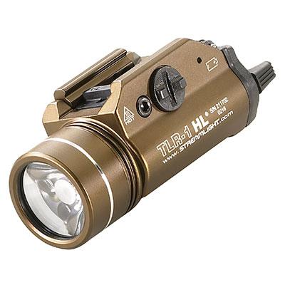 Streamlight TLR-1 HL Weapon Light 1000 Lumens FDE - Precision Shot Firearms