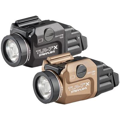 Streamlight TLR-7 X USB Weapon Light with Paddle Switches Key Kit and Battery FDE - Precision Shot Firearms