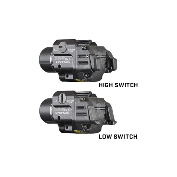 Streamlight TLR-8 HL-X Handgun Weapon Light 1000 Lumens Black SL-B9 Rechargeable Battery Black - Precision Shot Firearms