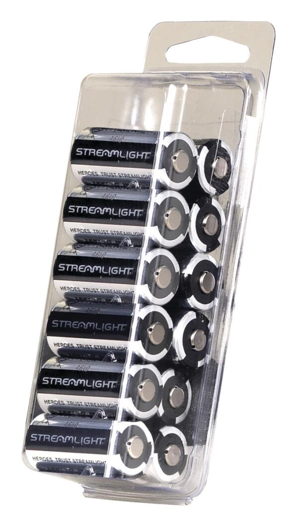 Streamlight Lithium Replacement Batteries CR123 12/pk - Precision Shot Firearms