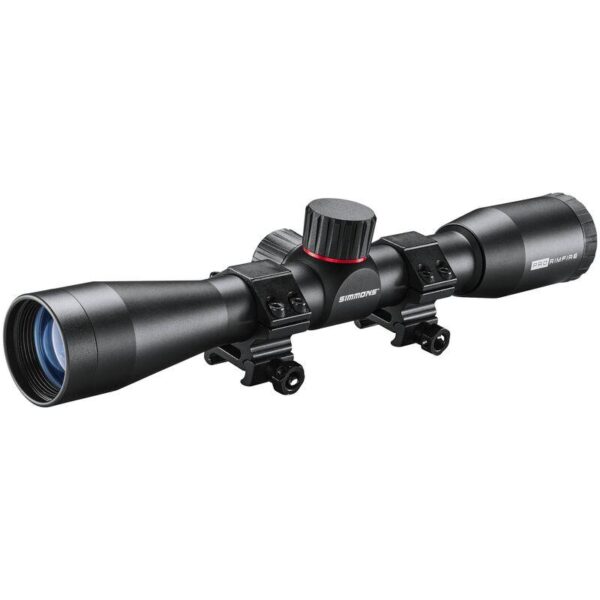 Simmons Pro Target Rimfire Rifle Scope 4x32mm 1" SFP Truplex Dovetail Rings - Precision Shot Firearms