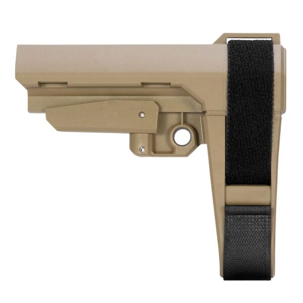 SB Tactical SBA3 Pistol Stabilizing Brace 5-Position Adjustable FDE - Precision Shot Firearms