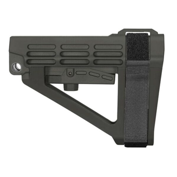SB Tactical SBA4 5-Postion Adjustable Brace for AR-15 Stealth Grey - Precision Shot Firearms