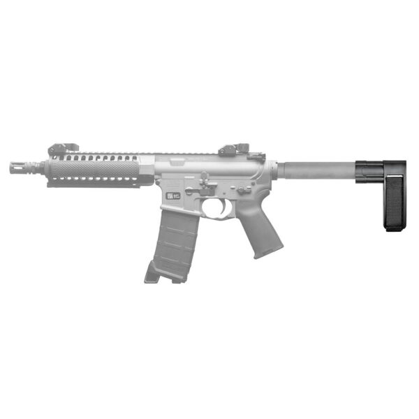 SB Tactical Mini Stabilizing Brace - Black (For 1.2"-1.25" Diameter Tubes) - Precision Shot Firearms