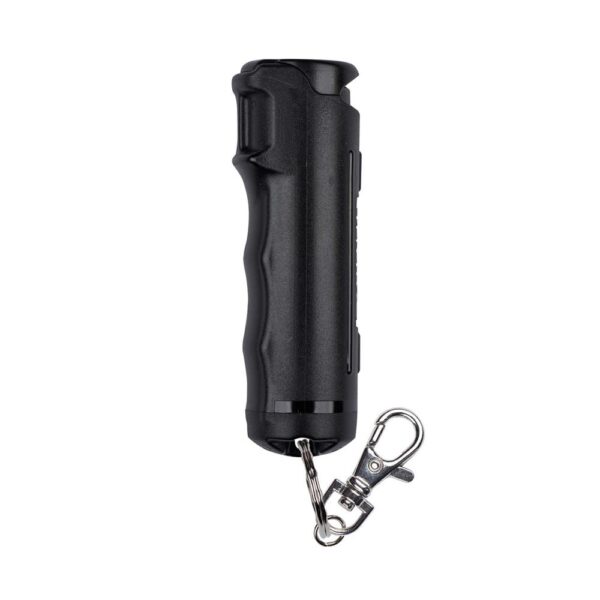 Sabre Pepper Gel with Fast Flip Top Safety and Snap-Clip Keychain Black - Precision Shot Firearms