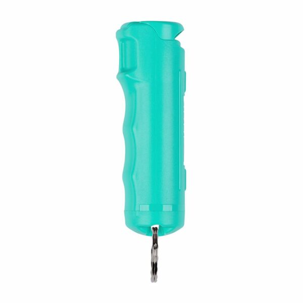 Sabre Pepper Gel with Fast Flip Top Safety and Snap-Clip Keychain Green - Precision Shot Firearms