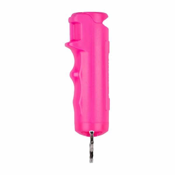 Sabre Pepper Gel with Fast Flip Top Safety and Snap-Clip Keychain Pink - Precision Shot Firearms