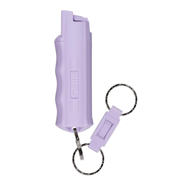 Sabre Pepper Spray with Quick Release Key Ring Lavender Clamshell - Precision Shot Firearms