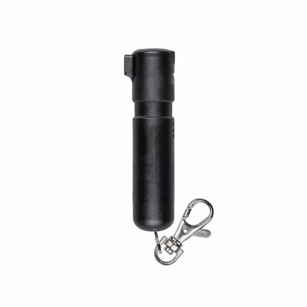Sabre Mighty Discreet Pepper Spray with Snap Clip Keychain Black Clamshell - Precision Shot Firearms