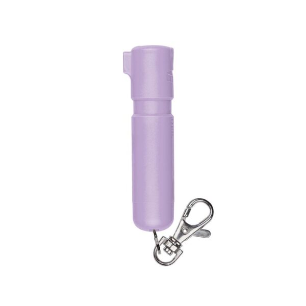 Sabre Mighty Discreet Pepper Spray with Snap Clip Keychain Lavender Clamshell - Precision Shot Firearms