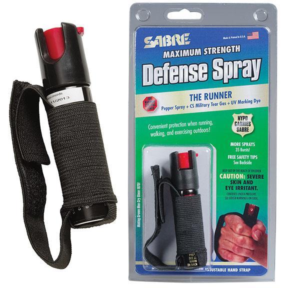 Sabre Runner Defense Spray with Hand Grip - Precision Shot Firearms