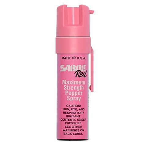 SEC Sabre Red Maximum Strength Pepper Spray with Clip - Pink - Precision Shot Firearms