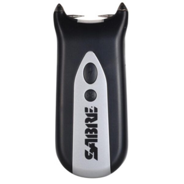 Sabre 800000 Volt Stun Gun with Holster - 4.75"x2"x1" LED Light Purple - Precision Shot Firearms