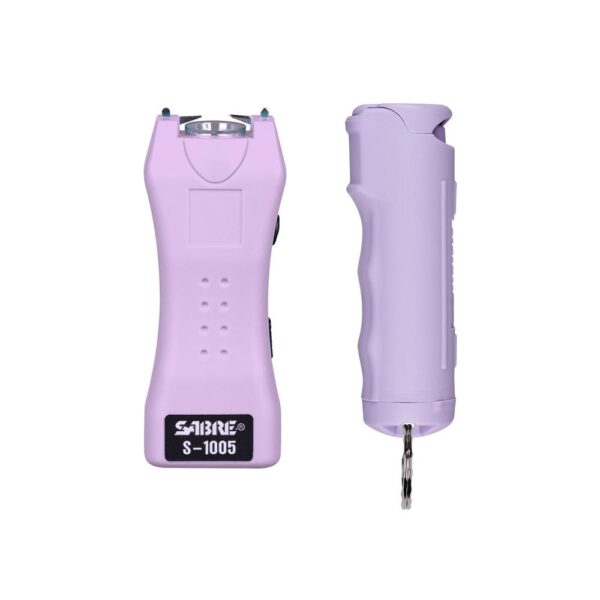 Sabre Pepper Spray and 2-in-1 Stun Gun Multi-Range Protection Pack Purple - Precision Shot Firearms