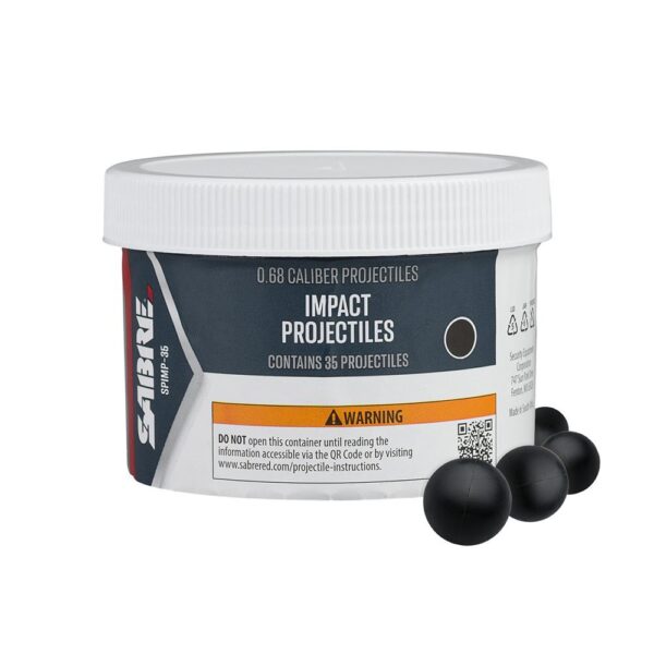 Sabre Impact 0.68 Caliber Projectiles 35/ct - Precision Shot Firearms